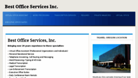 What Thebestofficeservices.net website looked like in 2015 (9 years ago)