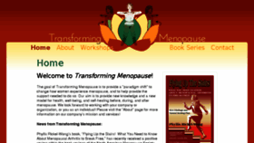 What Transformingmenopause.com website looked like in 2015 (9 years ago)