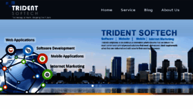 What Tridentsoftech.com website looked like in 2015 (9 years ago)