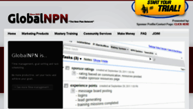 What Thenpn.com website looked like in 2015 (9 years ago)