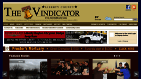 What Thevindicator.com website looked like in 2015 (9 years ago)