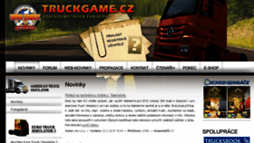 What Truckgame.cz website looked like in 2015 (10 years ago)