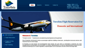 What Travelista.in website looked like in 2015 (9 years ago)