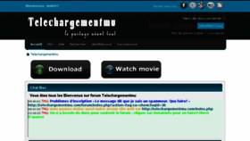 What Telechargementmu.com website looked like in 2015 (9 years ago)