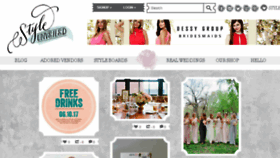 What Thebridalstyle.com website looked like in 2015 (9 years ago)