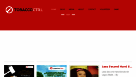 What Tobaccoctrl.ng website looked like in 2015 (9 years ago)