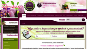 What Tulipanshop.hu website looked like in 2015 (9 years ago)