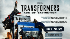 What Transformersmovie.com.au website looked like in 2015 (9 years ago)