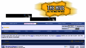 What The-hive.be website looked like in 2015 (9 years ago)