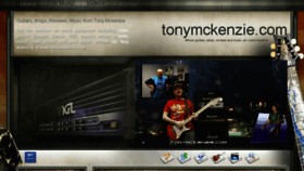 What Tonymckenzie.com website looked like in 2015 (9 years ago)