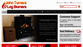 What Turnerslogburners.co.uk website looked like in 2015 (9 years ago)