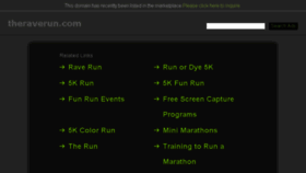 What Theraverun.com website looked like in 2015 (9 years ago)