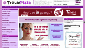 What Trouwplaza.be website looked like in 2015 (9 years ago)