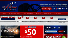 What Tirediscounter.ca website looked like in 2015 (9 years ago)