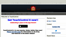 What Touchapptech.com website looked like in 2015 (9 years ago)
