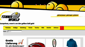 What Tennisworld.ch website looked like in 2015 (9 years ago)