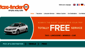 What Taxi-finder.com website looked like in 2015 (9 years ago)
