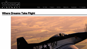 What Titanaircraft.com website looked like in 2015 (9 years ago)