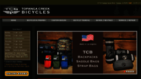 What Topangacreekbicycles.com website looked like in 2015 (9 years ago)