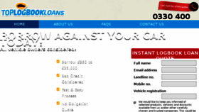 What Toplogbookloans.com website looked like in 2015 (9 years ago)