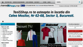 What Tenisshop.ro website looked like in 2015 (9 years ago)