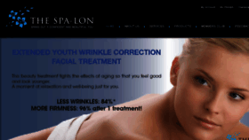 What Thespa-lon.com website looked like in 2015 (9 years ago)