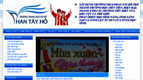 What Thcs-phantayho.e-school.edu.vn website looked like in 2015 (9 years ago)