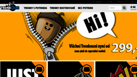 What Trenkoun.cz website looked like in 2015 (9 years ago)