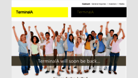 What Terminala.com website looked like in 2015 (9 years ago)