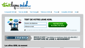 What Test-ligne-adsl.com website looked like in 2015 (9 years ago)