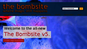 What Thebombsite.com website looked like in 2015 (9 years ago)