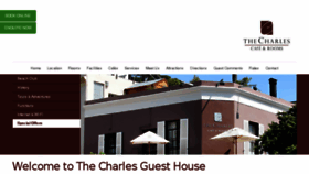 What Thecharles.co.za website looked like in 2015 (9 years ago)