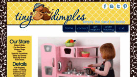 What Tinydimples.com website looked like in 2015 (8 years ago)