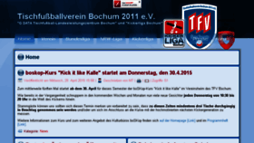 What Tischfussball-bochum.de website looked like in 2015 (8 years ago)