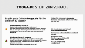 What Tooga.de website looked like in 2015 (9 years ago)
