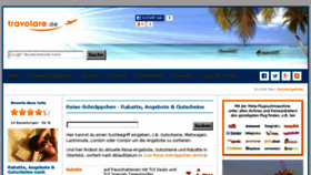 What Travolare.de website looked like in 2015 (9 years ago)