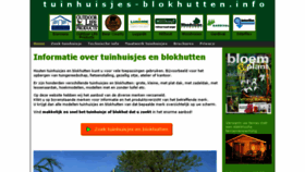 What Tuinhuisjes-blokhutten.info website looked like in 2015 (9 years ago)