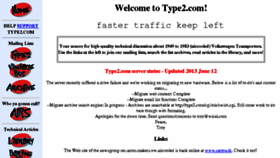 What Type2.com website looked like in 2015 (9 years ago)