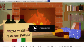 What Thewinefathers.com website looked like in 2015 (8 years ago)