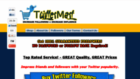 What Twittermart.com website looked like in 2015 (8 years ago)