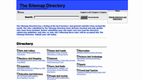 What Thesitemapdirectory.com website looked like in 2015 (8 years ago)