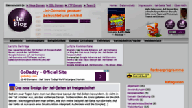 What Tel-blog.de website looked like in 2015 (8 years ago)