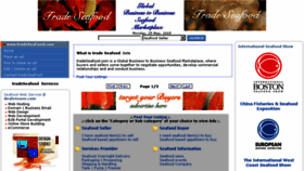 What Tradeseafood.com website looked like in 2015 (8 years ago)