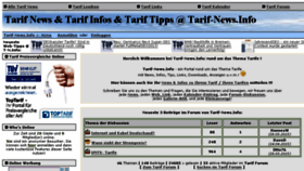 What Tarif-news.info website looked like in 2015 (8 years ago)