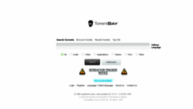 What Torrentbay.to website looked like in 2015 (8 years ago)