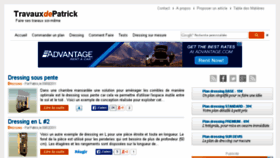 What Travauxdepatrick.com website looked like in 2015 (8 years ago)
