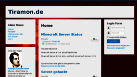 What Tiramon.de website looked like in 2015 (8 years ago)
