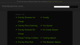 What Trendyspoon.com website looked like in 2015 (9 years ago)