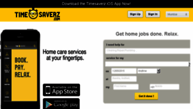 What Timesaverz.com website looked like in 2015 (8 years ago)