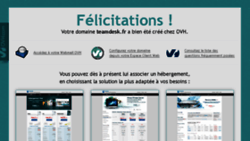 What Teamdesk.fr website looked like in 2015 (8 years ago)